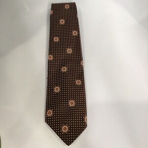 Vintage sears the men's store brown neck‎ tie one size retro dressy
